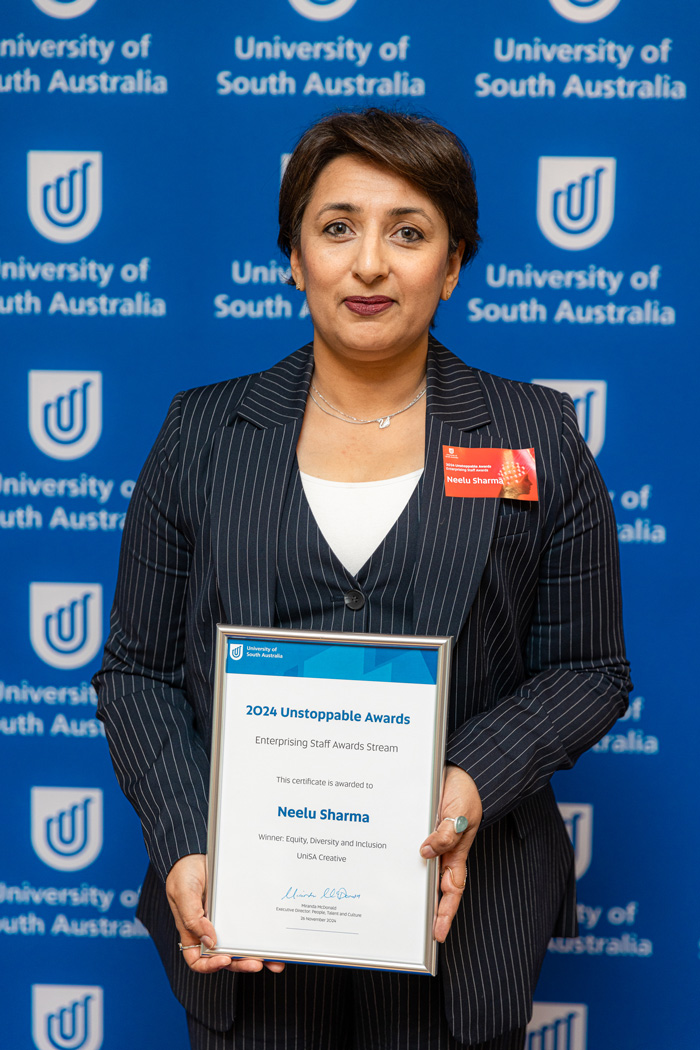 Neelu Sharma&nbsp;| UniSA Creative