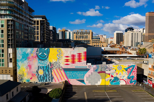 &lsquo;City of Music&rsquo; mural