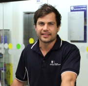 PhD student Joel Fuller. 