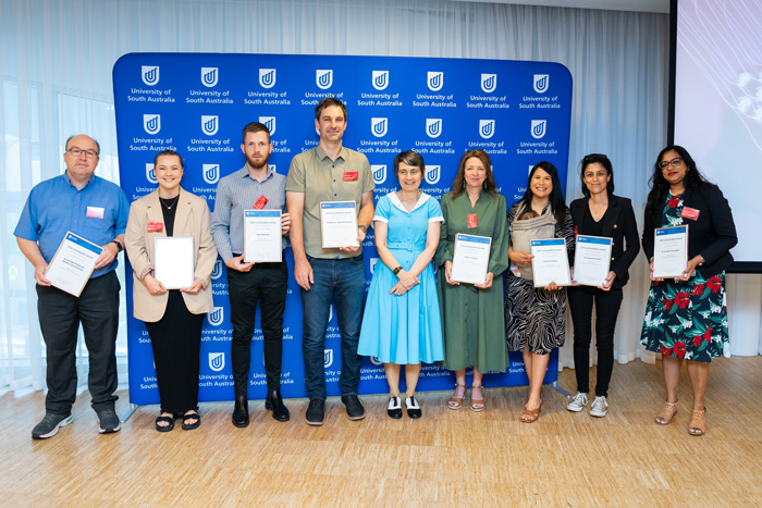 Team &ndash; Prof Tom Raimondo, Dr Grant Wigley, Dr Jo Zucco, Dr Douglas Kelly, Assoc. Prof Stewart Von Itzstein, Dr Anisha Fernando, Karla Gotting, Cristina Garcia, Rhiannon Silverlock, Andy Te, Amy Abela, and Ben Kernich (BIP) ꓲ UniSA STEM