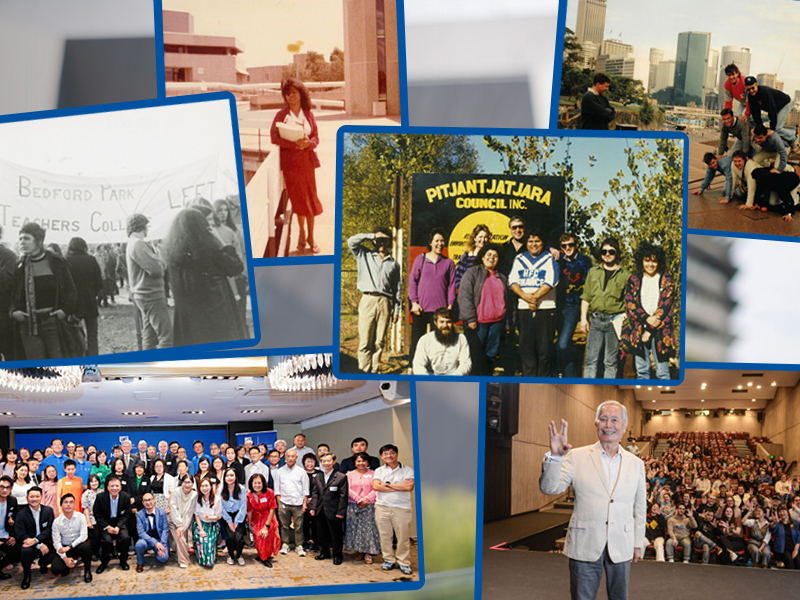 A collage of images from the UniSA Time Capsule Alumni Collection