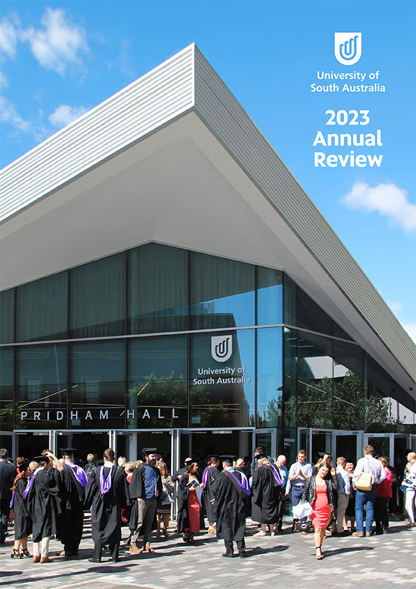 UniSA 2023 annual review cover