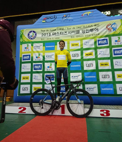 Living in South Korea&rsquo;s intensive culture and working environment, Tim found some release in continuing his interest in cycling, competing in that country and in China with notable success.