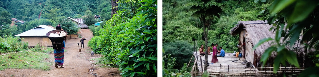 Chakma indigenous village culture in Bangladesh