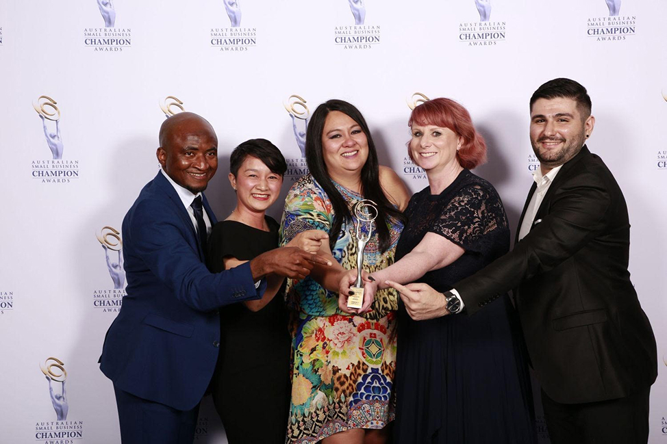 Carmen and her Community Corporate team was named the nation&rsquo;s social enterprise of the year at the 2020 Australian Small Business Champions Awards in March