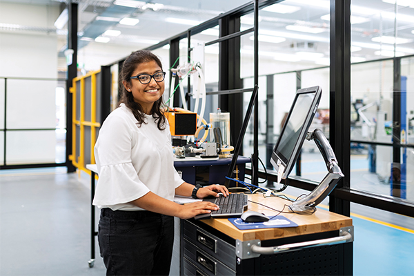 A researcher in a lab