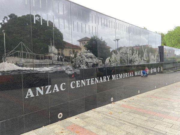 The ANZAC Centenary Memorial Walk includes nurses and quartermasters, not just the traditional warrior. Dr Brad West says: “There are no names of dead. It is not only those that paid the ultimate sacrifice that are identified. This is part of the politics of recognition that's more inclusive and moves away from traditional, heroic kind of portrayals.”