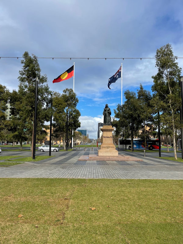 Queen Victoria Statue from Victoria Square: Artist and researcher James Tylor says Queen Victoria reflects a culture that invaded South Australia and a hierarchical system that put Aboriginal people at the bottom.