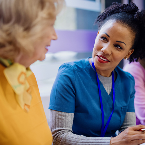 Older person and carer