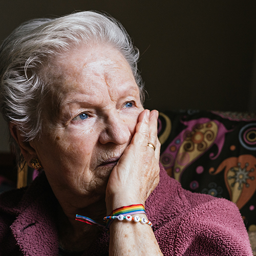 older LGBTI+ person