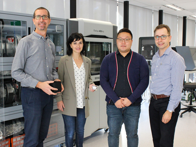Professor Colin Hall, Dr Marta Llusca Jane, Dr Jebum Choi and Dr Kamil Zuber from UniSA&rsquo;s Future Industries Institute are part of the new Innovative Launch, Automation, Novel Materials, Communications and Hypersonics (iLAuNCH) Trailblazer.