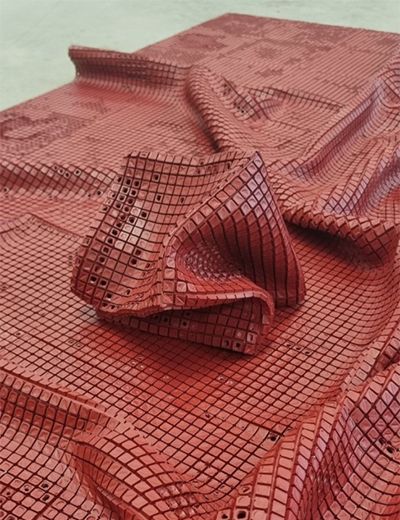 &bull;	Katey Smoker&rsquo;s installation, The Delicate Balance Between Intention and Intuition.