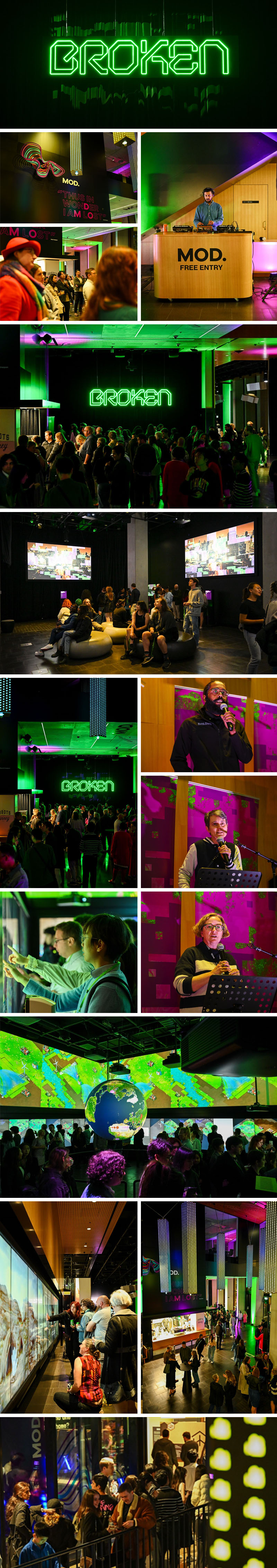 Broken party at MOD.